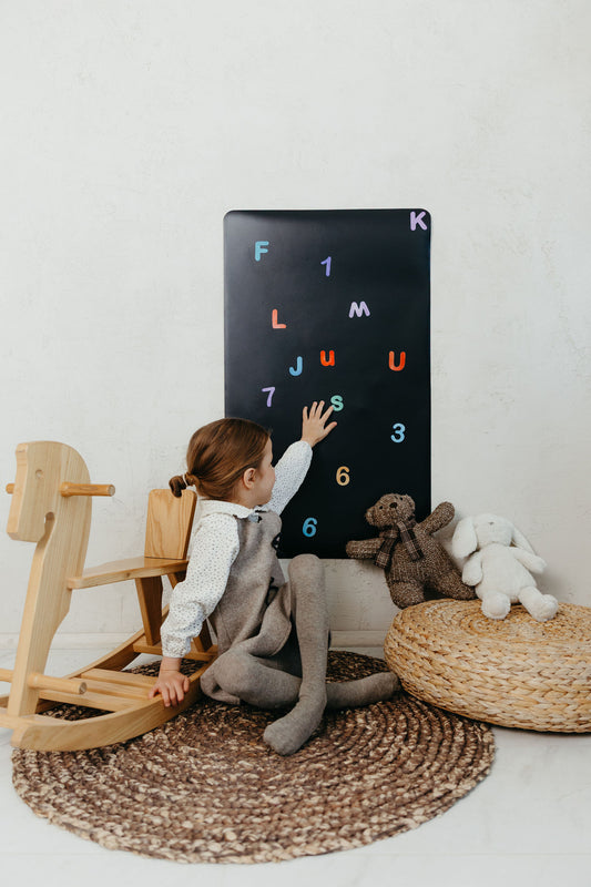 Magnetic board for children - Arche - Beige checkered