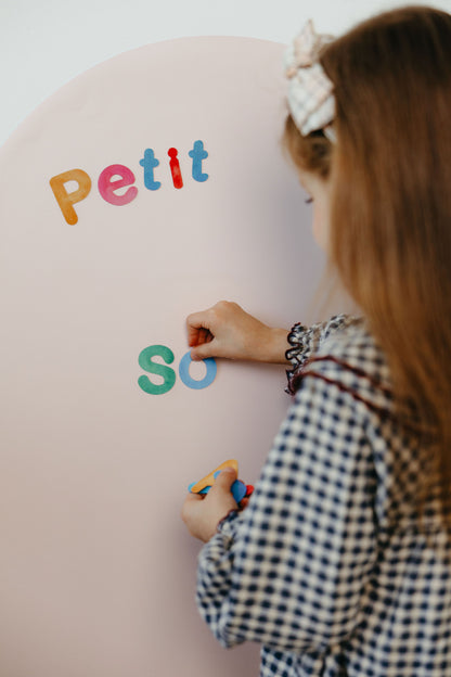 Magnetic board for children - Arche - Beige checkered