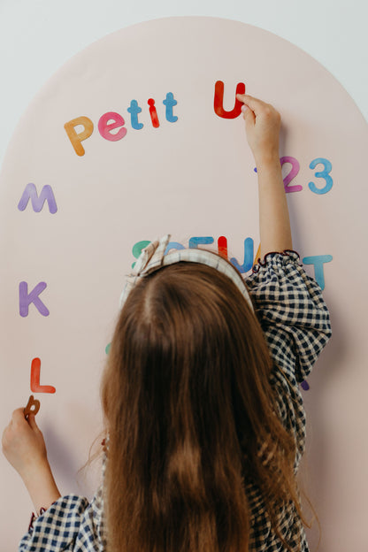 Magnetic board for children - Arche - Beige checkered