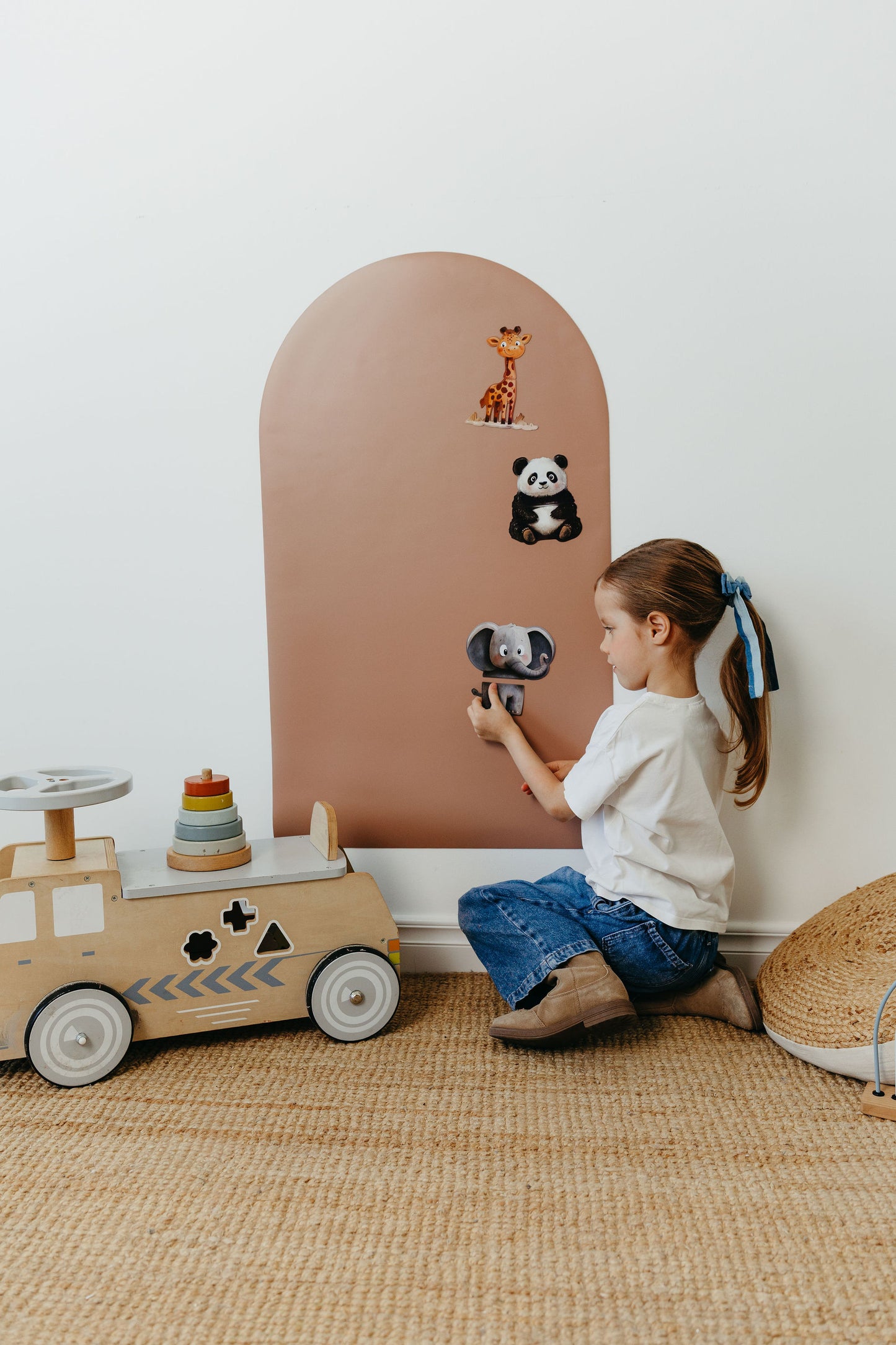 Magnetic board for children - Arche - Caramel