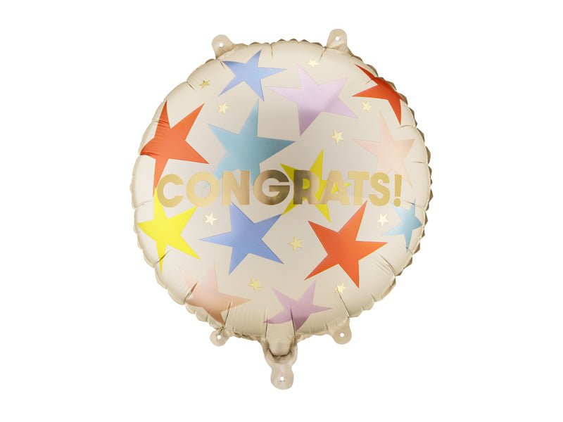 Folinis balionas - “Congrats”, 35x35 cm - LE KUKU