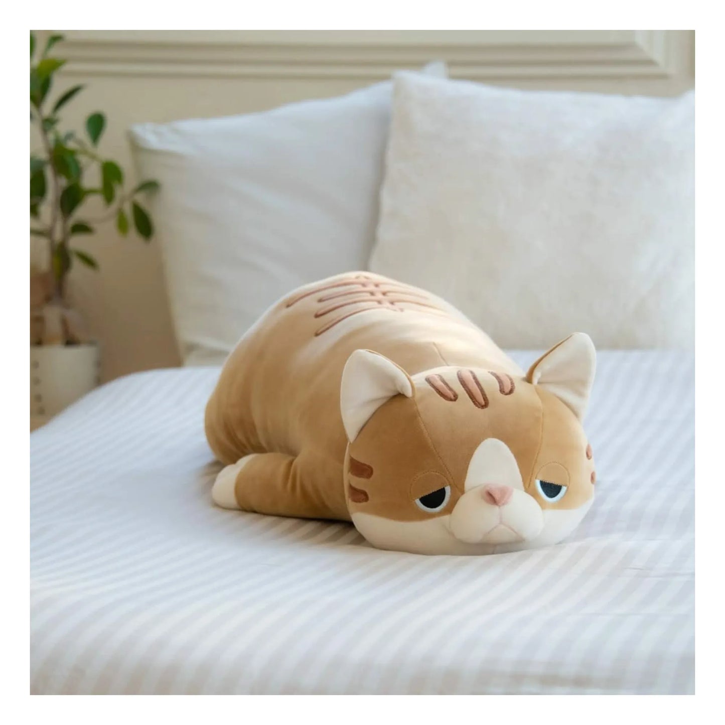 Pliušinis žaislas - Rudas Katinas - dydis L 54 cm | MUGI