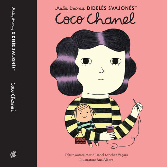Knyga - Mažų žmonių DIDELĖS SVAJONĖS - COCO CHANEL - LE KUKU