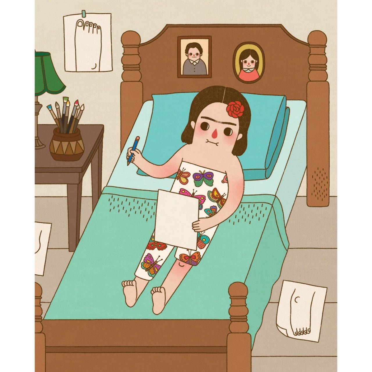 Knyga - Mažų žmonių DIDELĖS SVAJONĖS - FRIDA KAHLO - LE KUKU