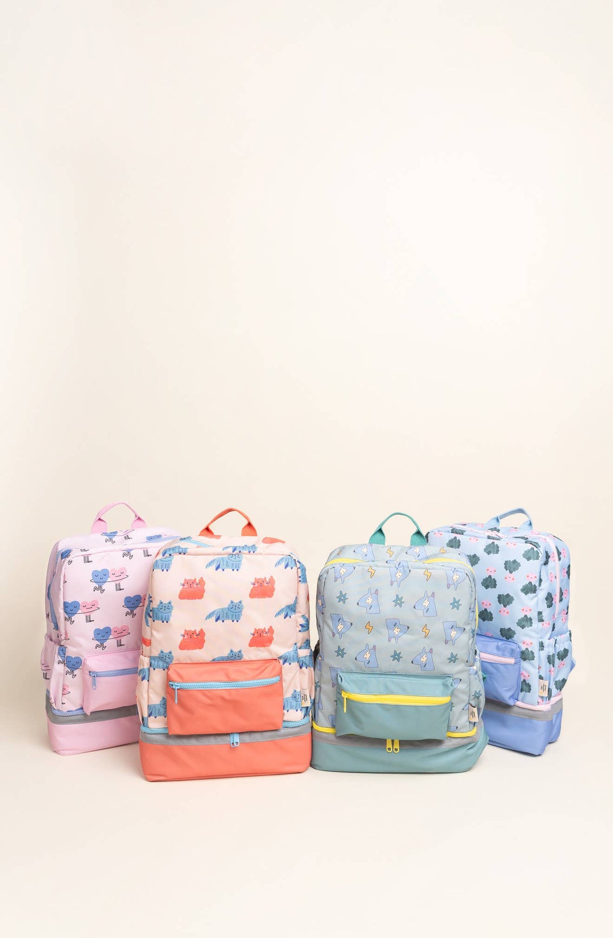 Kuprinė į mokyklą - A4 Backpack Funky Dogs - LE KUKU
