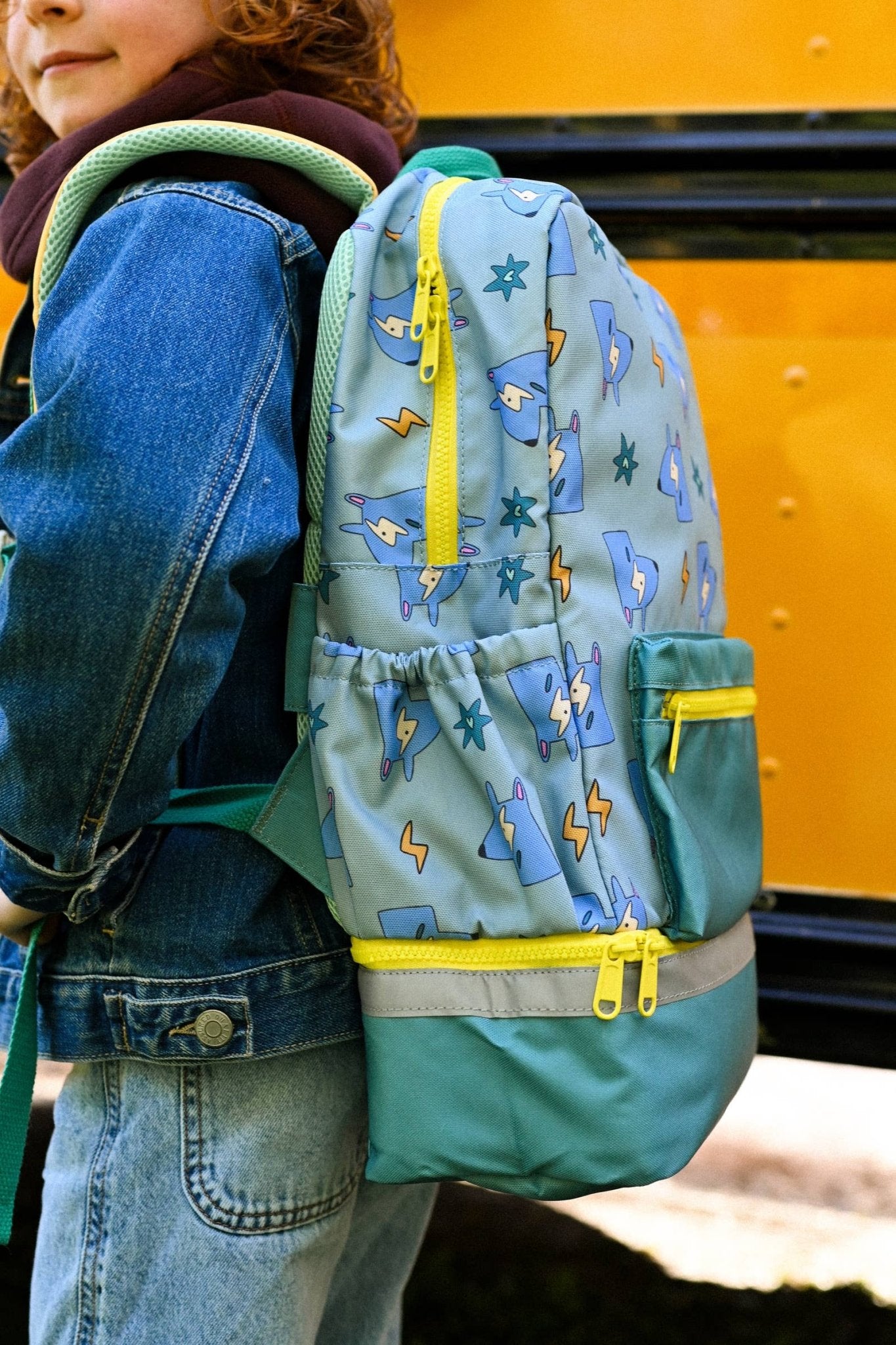Kuprinė į mokyklą - A4 Backpack Funky Dogs - LE KUKU