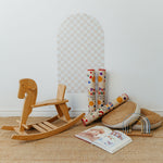 Magnetinė lenta vaikams - Arche - Beige checkered - LE KUKU
