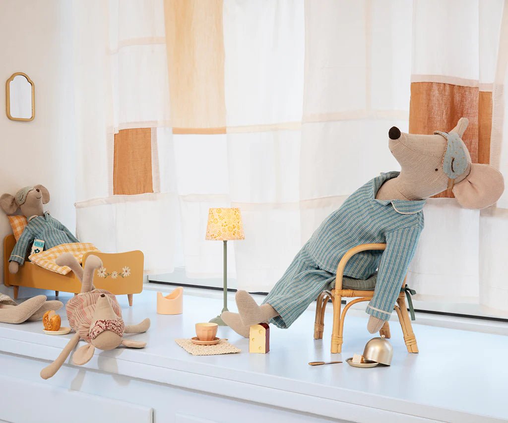 Maileg - didysis peliukas „Maxi Mouse“ su pižama - LE KUKU