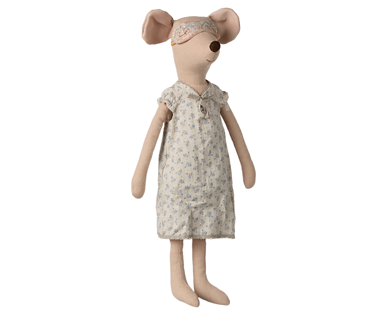Maileg - didžioji pelytė „Maxi Mouse“ su naktiniais marškiniais - LE KUKU