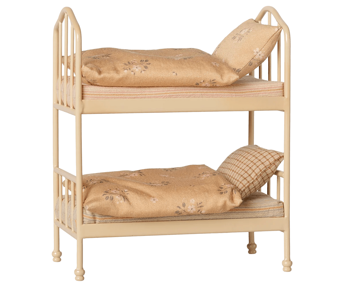 Maileg - Dviaukštė lova pelytėms - Wheat | Bunk Bed Mouse - LE KUKU