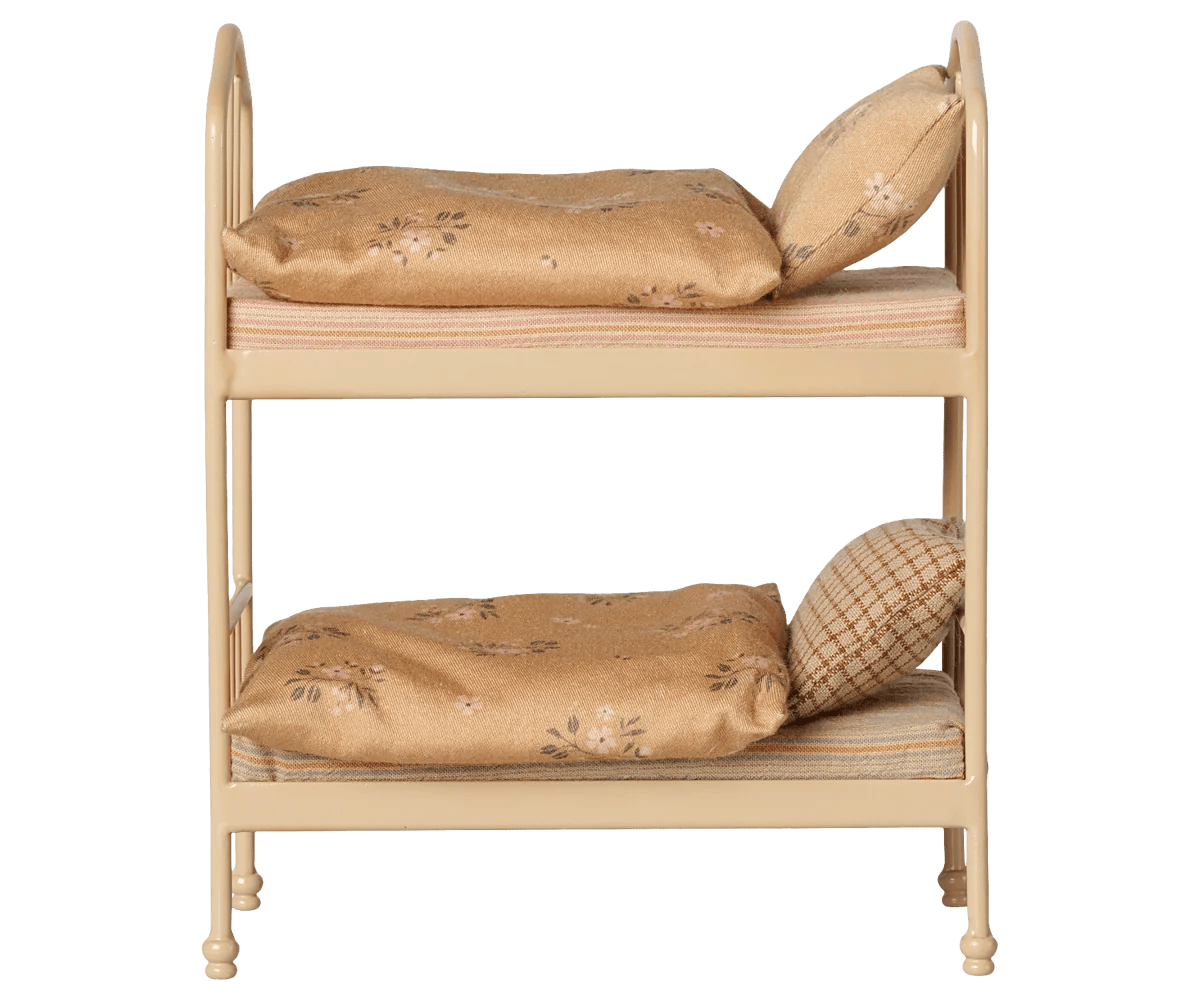 Maileg - Dviaukštė lova pelytėms - Wheat | Bunk Bed Mouse - LE KUKU
