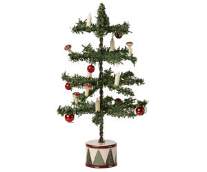 Maileg - Kalėdinė eglutė pelytėms su LED lemputėmis – Christmas Tree, Mouse - LE KUKU