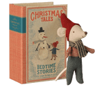 Maileg - Kalėdinis peliukas knygelėje – Christmas Mouse Baby in Book - LE KUKU