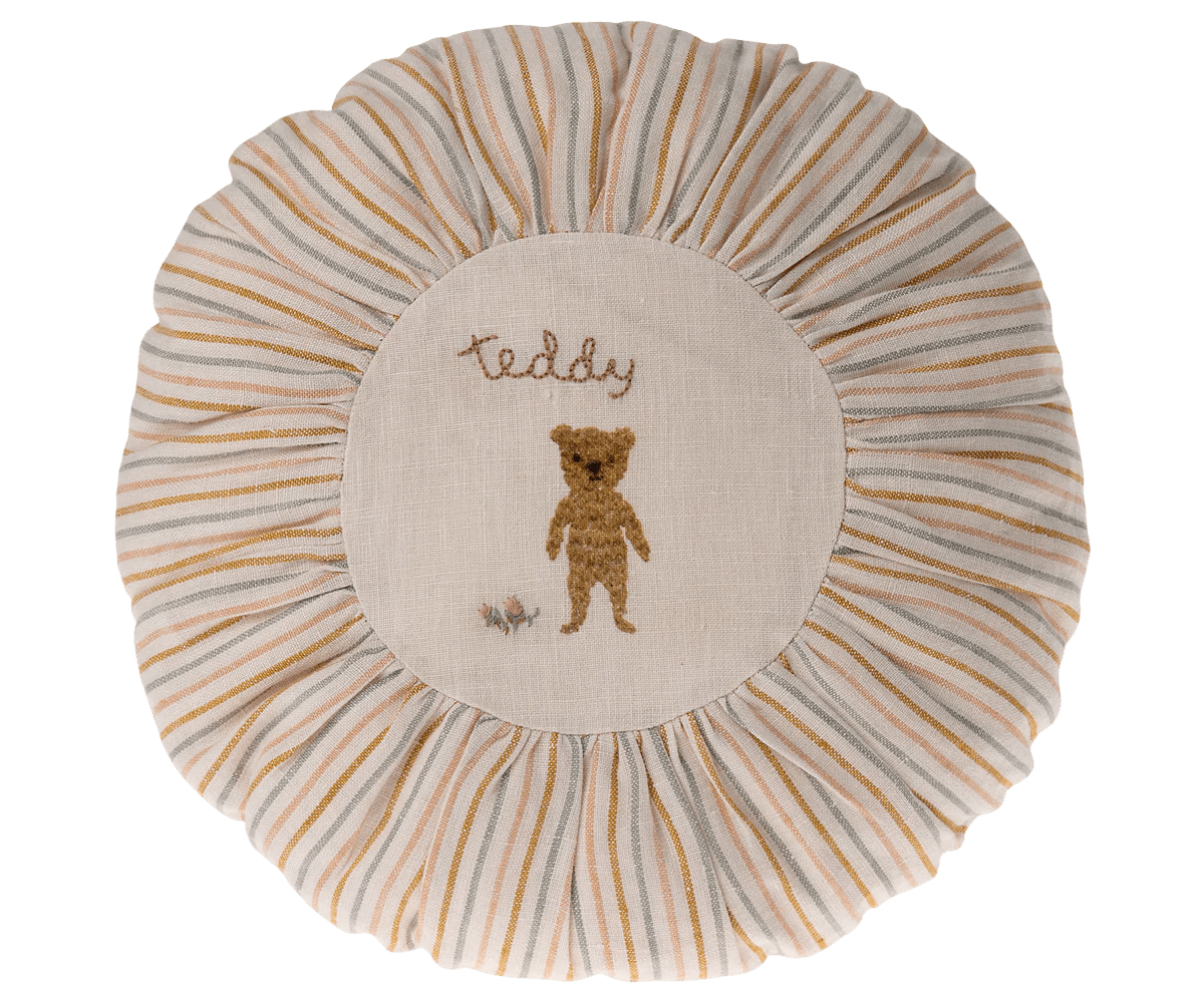 Maileg maža apvali pagalvėlė - Teddy, dryžuota - LE KUKU