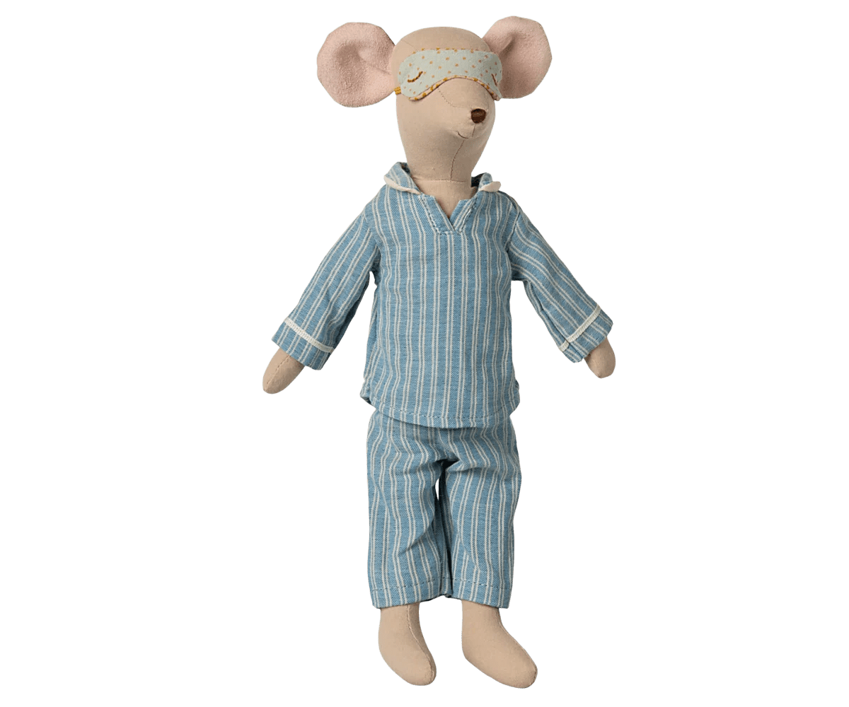 Maileg - Medium peliukas su pižama - 33 cm | Pyjamas - LE KUKU