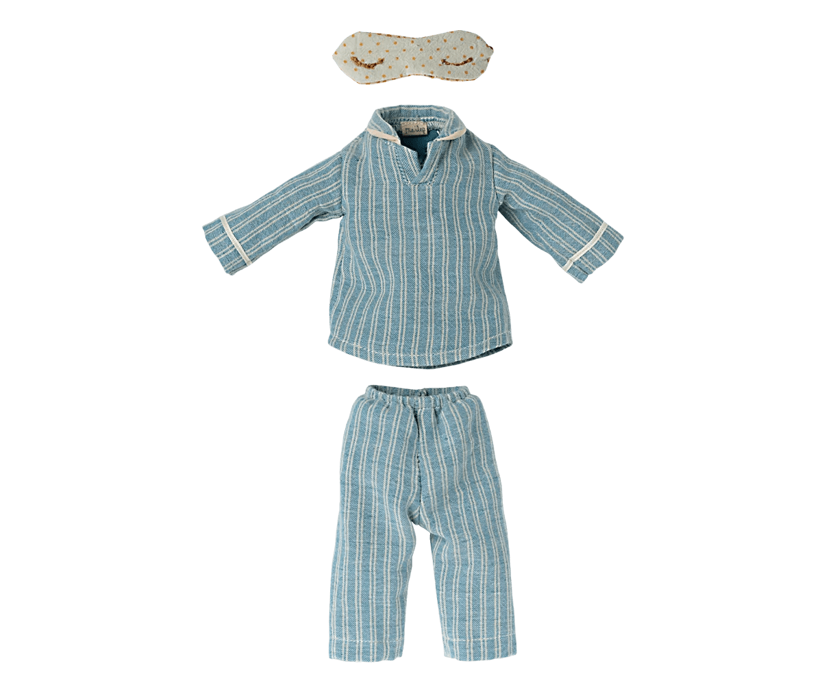 Maileg - Medium peliukas su pižama - 33 cm | Pyjamas - LE KUKU