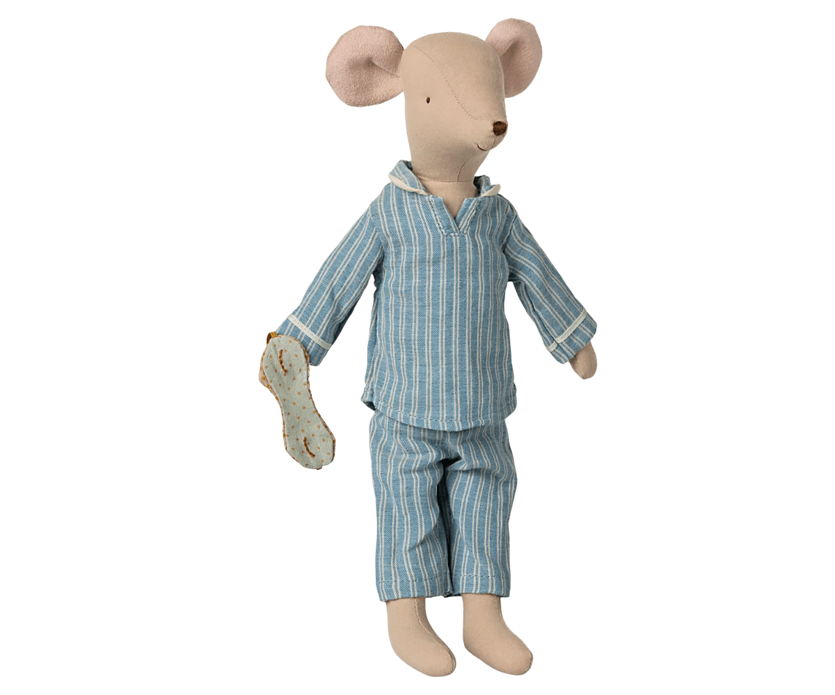 Maileg - Medium peliukas su pižama - 33 cm | Pyjamas - LE KUKU