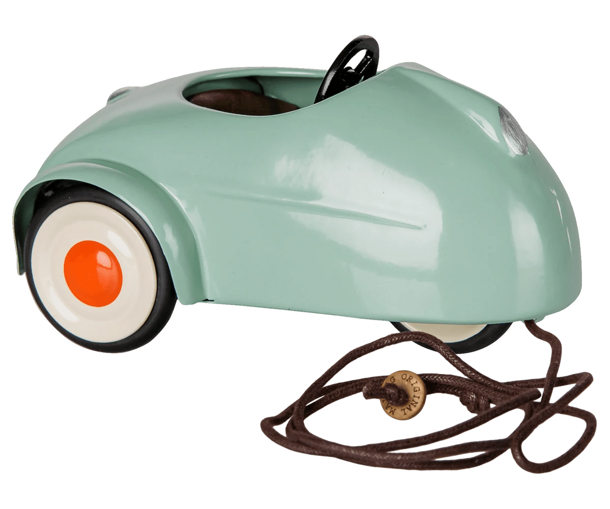 Maileg - Metalinis automobilis pelytėms – Mint | Car, Mouse - LE KUKU