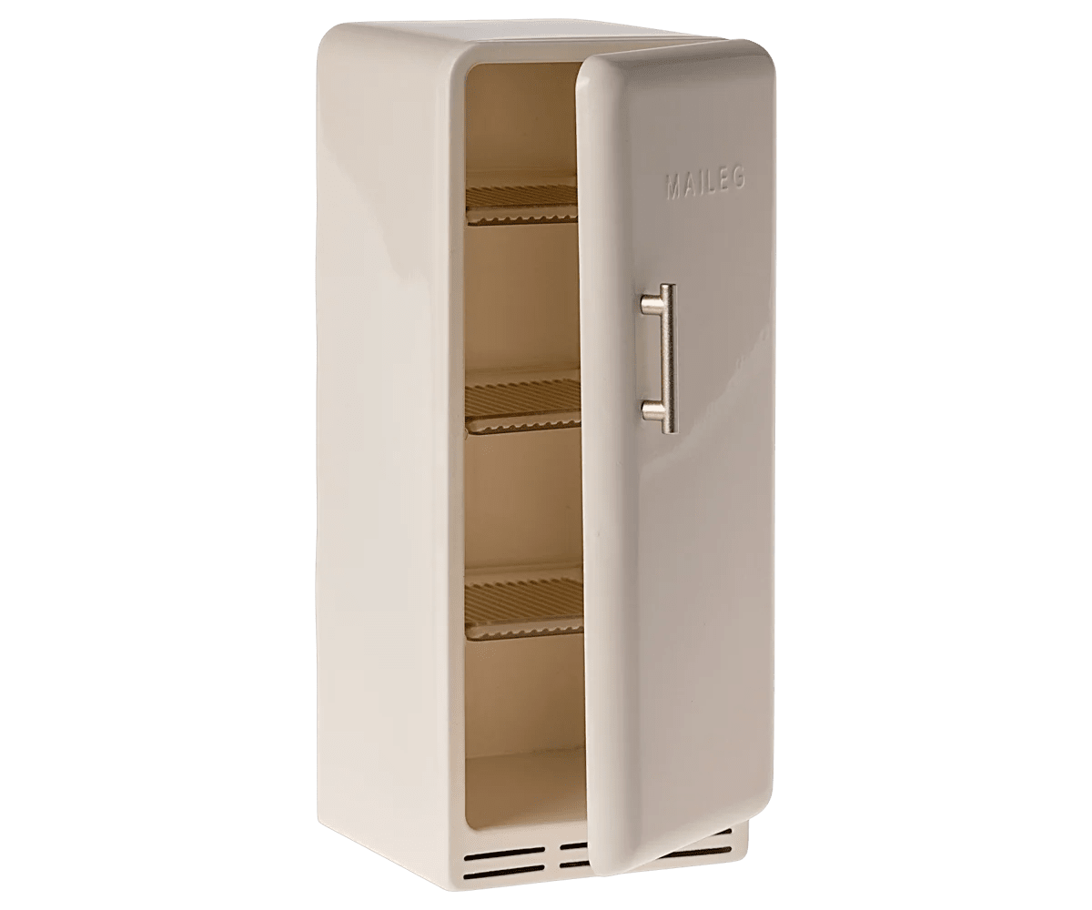 Maileg - Miniature šaldytuvas - Off White | Fridge Miniature - LE KUKU