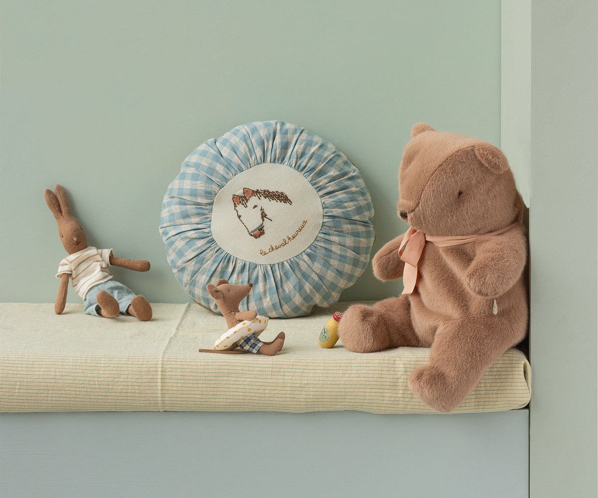 Maileg - Pliušinis meškiukas - Teddy bear plush, Medium - Soft brown - LE KUKU