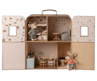 Maileg - Suitcasa namelis Little Sister & Brother Mouse - LE KUKU