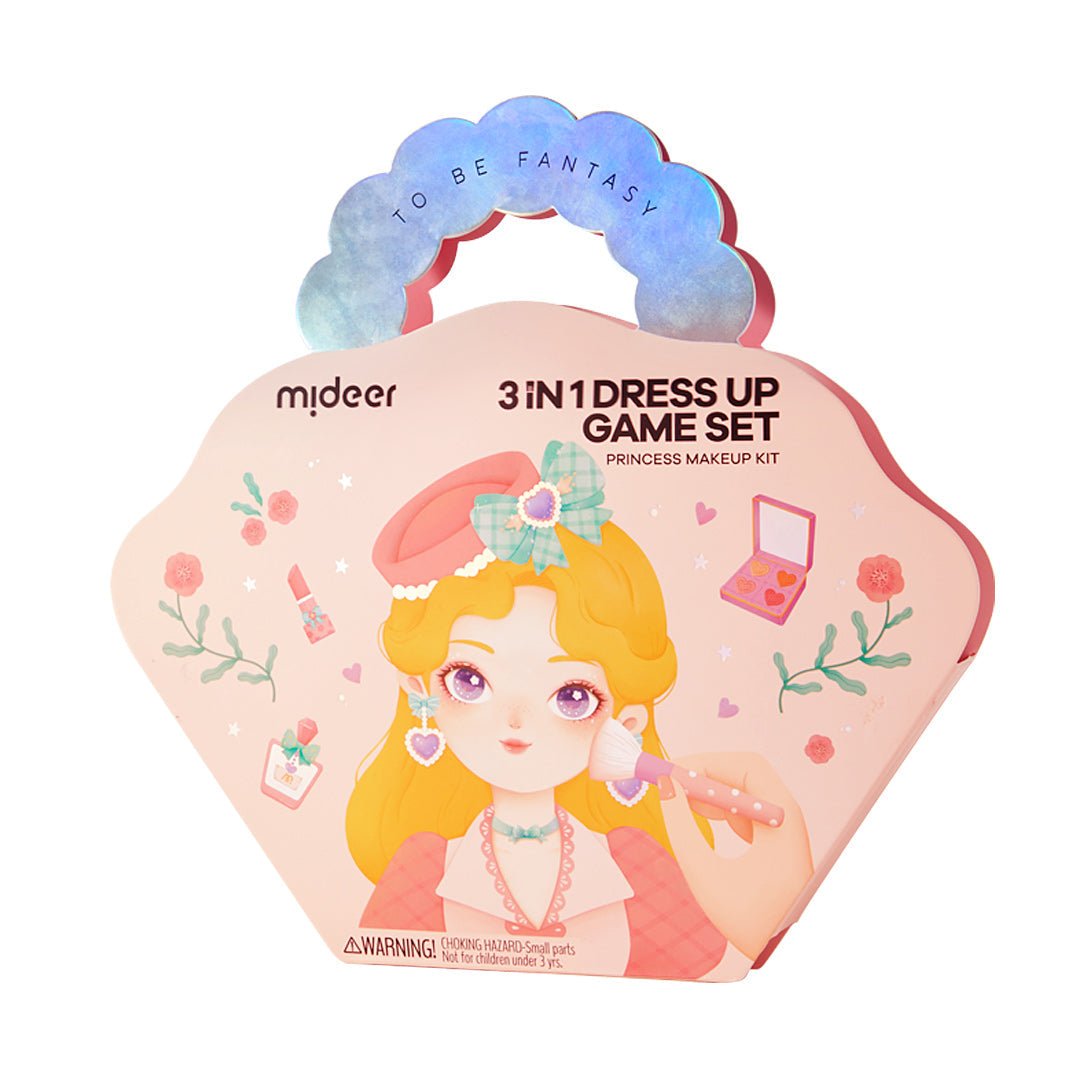 Mideer - 3in1 kūrybinių dirbtuvių rinkinys “Princesės fantazijų makiažas” - LE KUKU