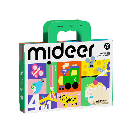 Mideer - 4in1 Įgūdžių lavinimo rinkinys priešmokyklinukui - LE KUKU