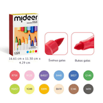Mideer - Dvipusiai nuplaunami markeriai / flomasteriai – Galimi skirtingi dydžiai - LE KUKU