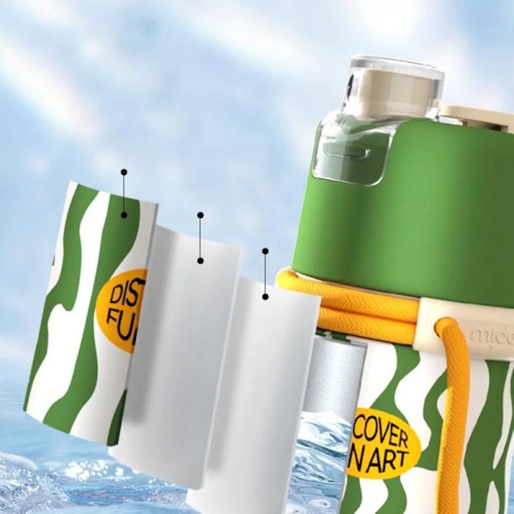 Mideer - Gertuvė 2in1 su vandens dulksna - Water Green - LE KUKU