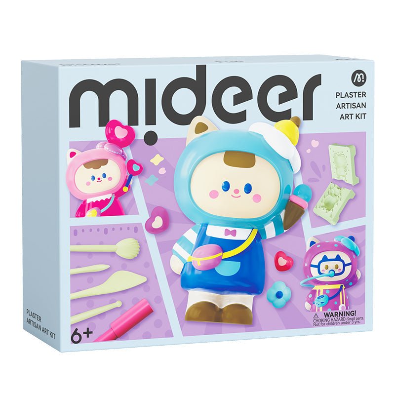 Mideer - Gipsinių figūrėlių kūrimo rinkinys - LE KUKU