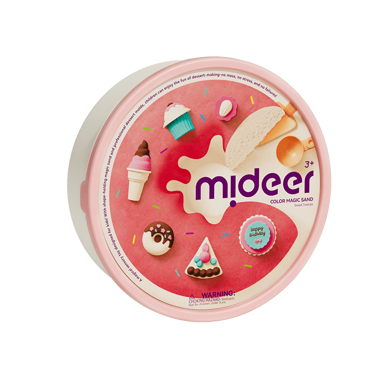 Mideer - Kinetinio smėlio žaidimų rinkinys - Desertų klubas - LE KUKU