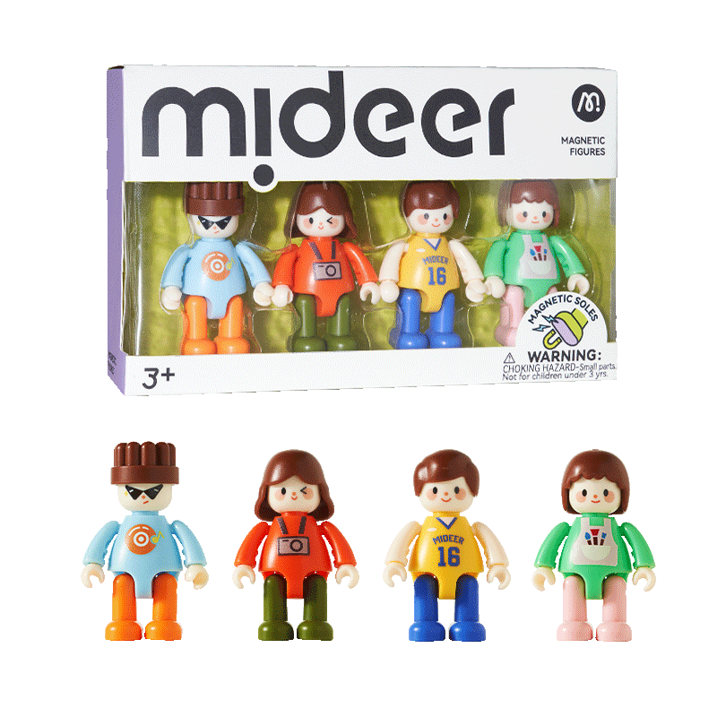 Mideer - Magnetinės figūrėlės – draugai - LE KUKU