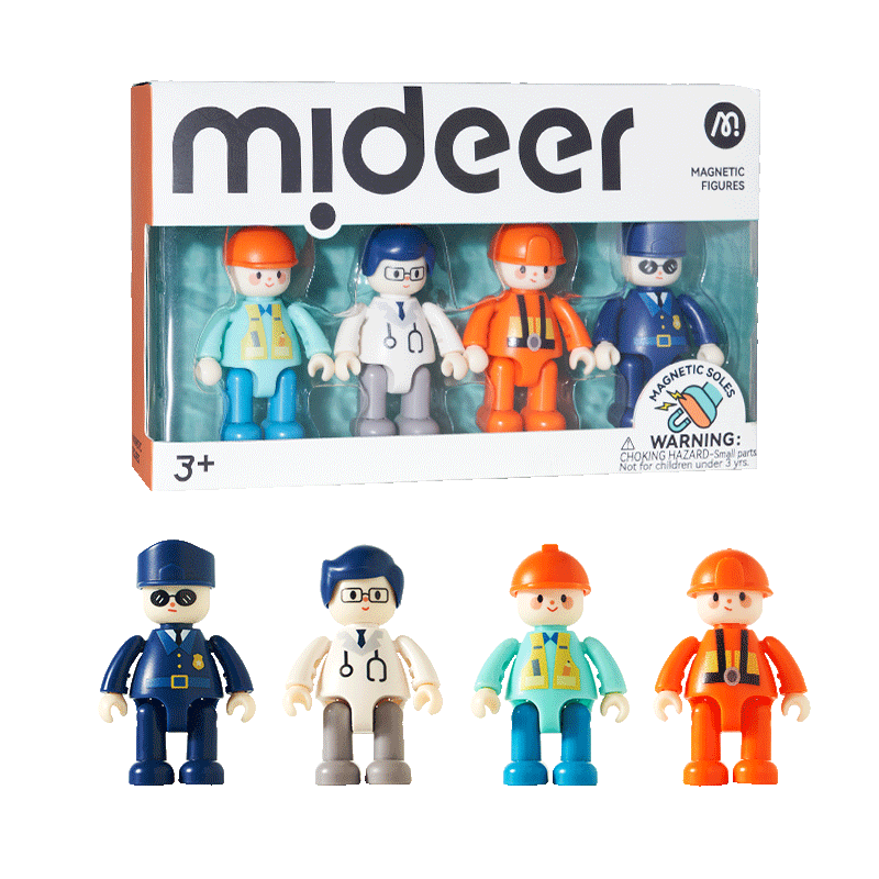 Mideer - Magnetinės figūrėlės – profesijos - LE KUKU