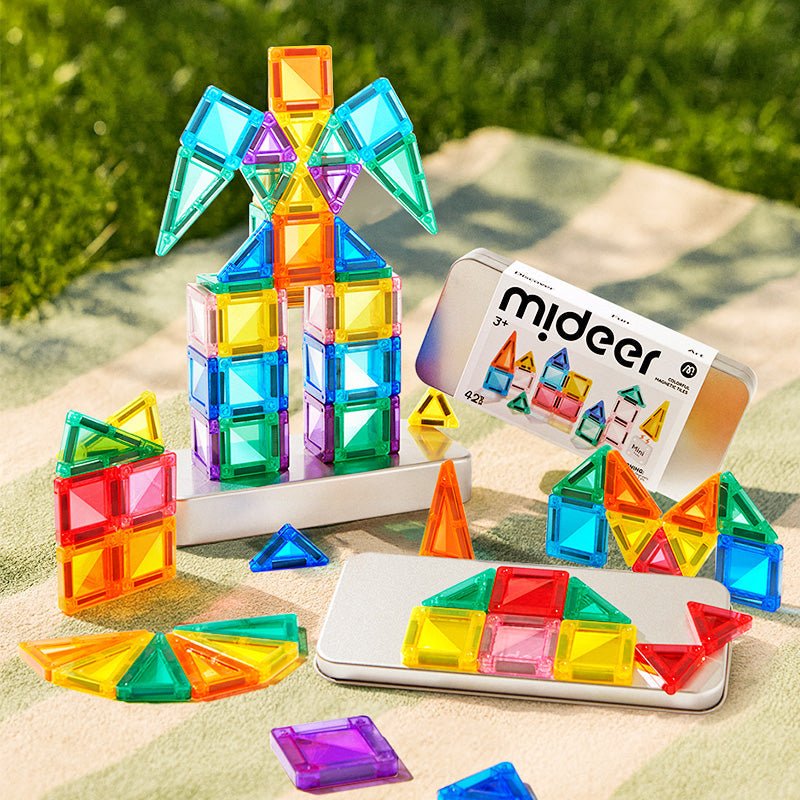 Mideer - Mini magnetinis konstruktorius metalinėje dėžutėje - LE KUKU