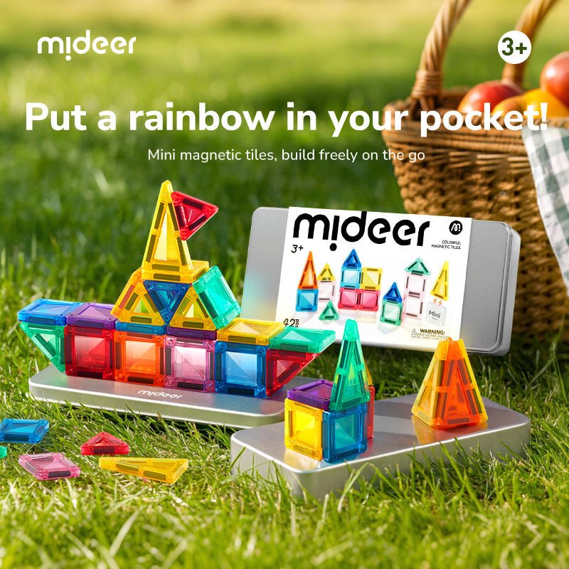 Mideer - Mini magnetinis konstruktorius metalinėje dėžutėje - LE KUKU