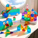 Mideer - Mini magnetinis konstruktorius metalinėje dėžutėje - Geometrija - LE KUKU