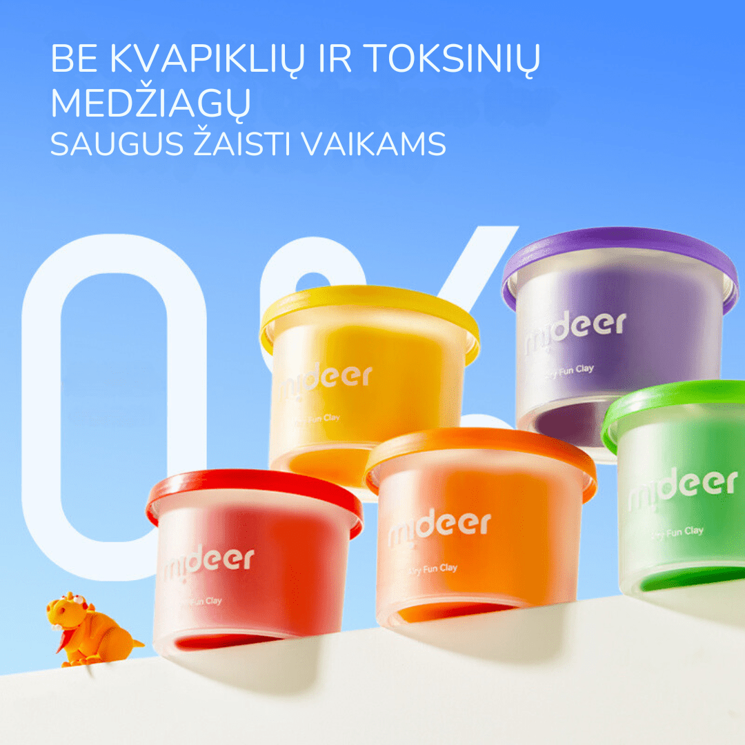 Mideer - Modelino rinkinys - 24 spalvos - LE KUKU