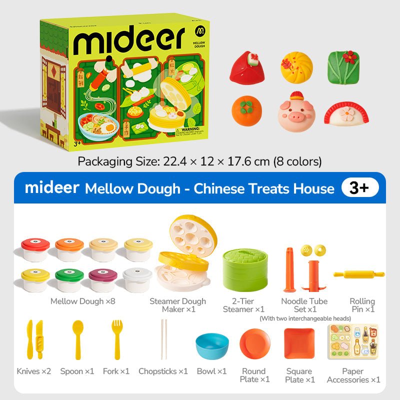 Mideer - Modelino rinkinys – kinietiško maisto virtuvė - LE KUKU