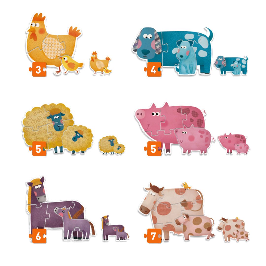 Mideer - Pirmoji dėlionė - Mama ir vaikas - LE KUKU
