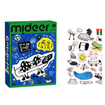 Mideer - Tatuiruočių / lipdukų rinkinys – MAXI blue - LE KUKU