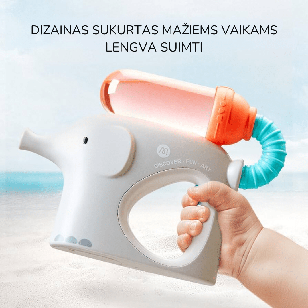 Mideer - Vandens šautuvas dramblys - Rausvas - LE KUKU
