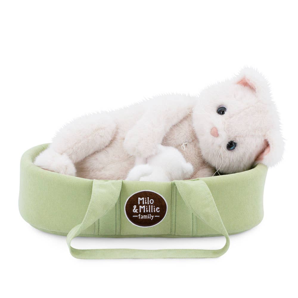Milo & Millie – Pliušinė Katytė Millie su magnetiniu mažyliu (40 cm) - LE KUKU