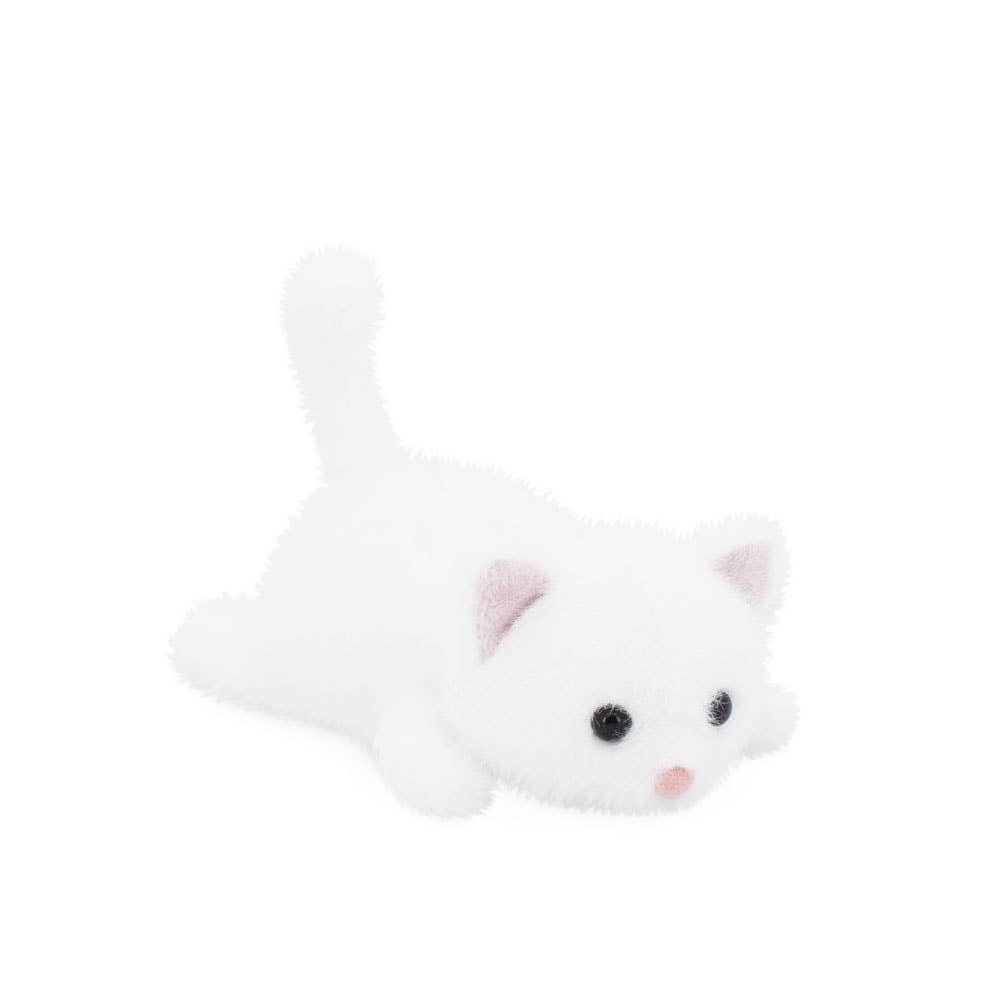 Milo & Millie pliušinis žaislas, Milo baltasis kačiukas (13 cm) - 0+ - LE KUKU