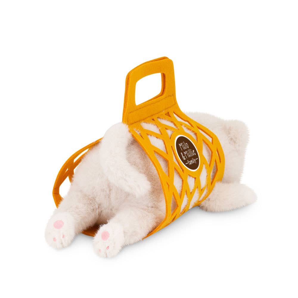 Milo & Millie pliušinis žaislas, Milo baltasis katinas (35 cm) — nuo 0 m. - LE KUKU