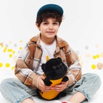 Milo & Millie pliušinis žaislas, Milo juodas katinas (35 cm) — nuo 0 m. - LE KUKU