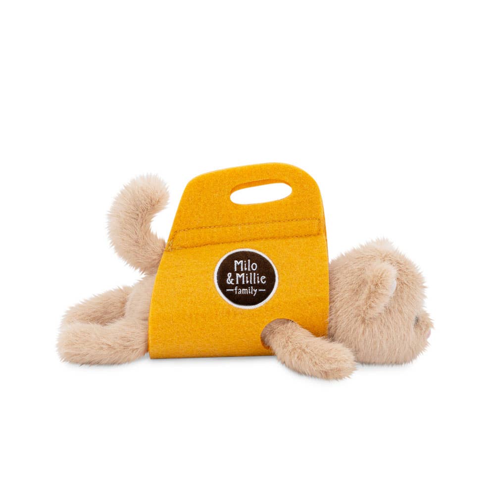 Milo & Millie pliušinis žaislas, Milo kreminis kačiukas (13 cm) - 0+  - LE KUKU