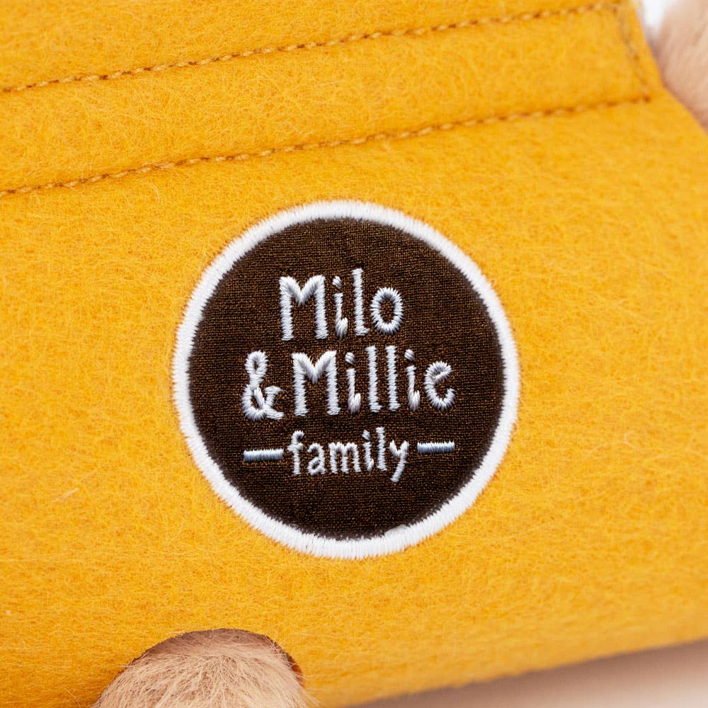 Milo & Millie pliušinis žaislas, Milo kreminis kačiukas (13 cm) - 0+  - LE KUKU