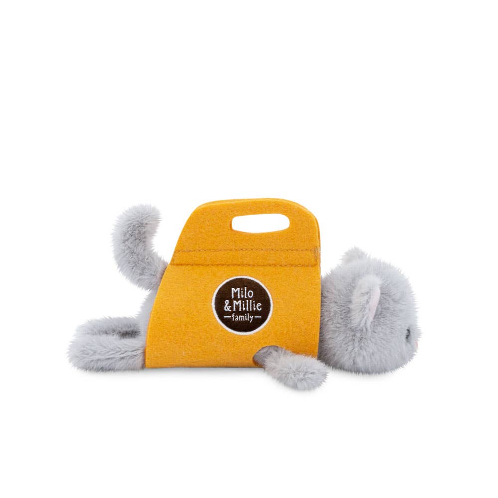 Milo & Millie pliušinis žaislas, Milo pilkas kačiukas (13 cm) - 0+ - LE KUKU