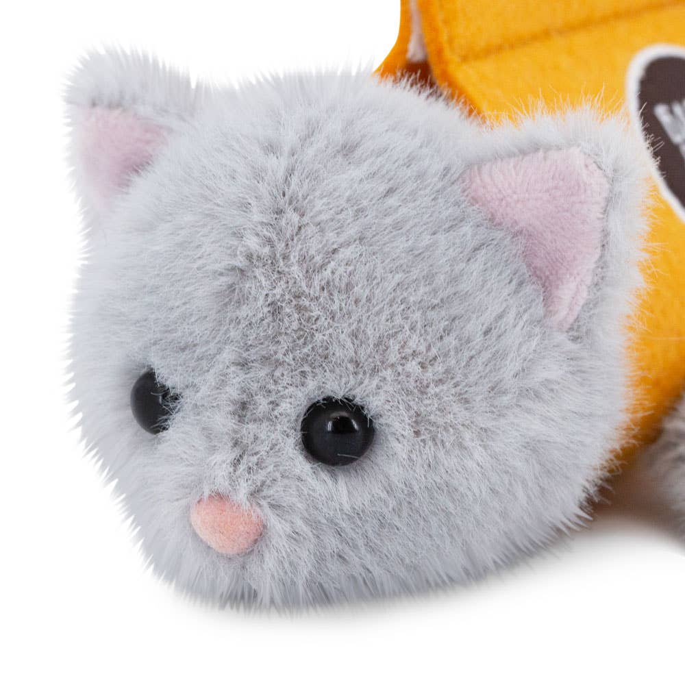 Milo & Millie pliušinis žaislas, Milo pilkas kačiukas (13 cm) - 0+ - LE KUKU