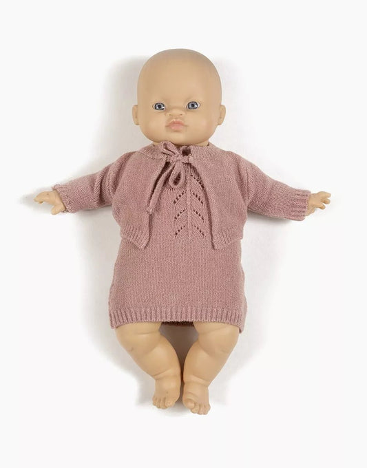 Minikane „Alix“ rožinis megztinis - GORDIS lelėms - LE KUKU